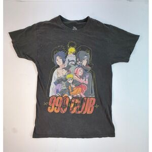 Juice WRLD 999 Club x Naruto Shippuden Graphic T-Shirt Black Small Anime Tee